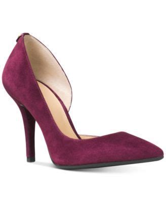 michael michael kors nathalie high d'orsay pumps plum patent|MICHAEL Michael Kors Nathalie High d'Orsay Pumps Plum 10.